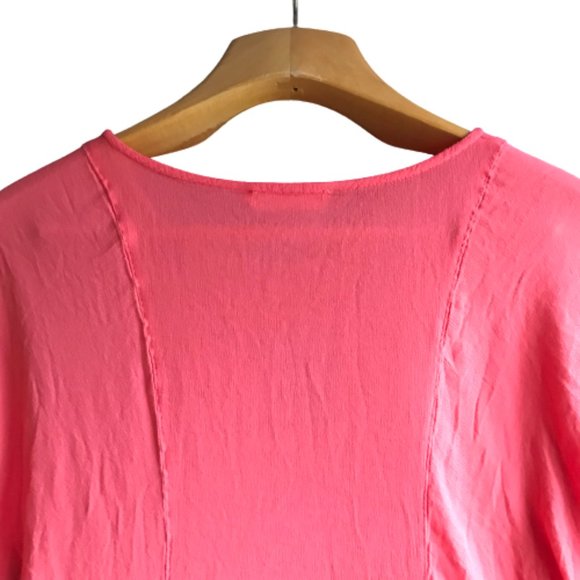 Love Tree Coral Boho Embroidered Blouse Medium - Picture 8 of 11